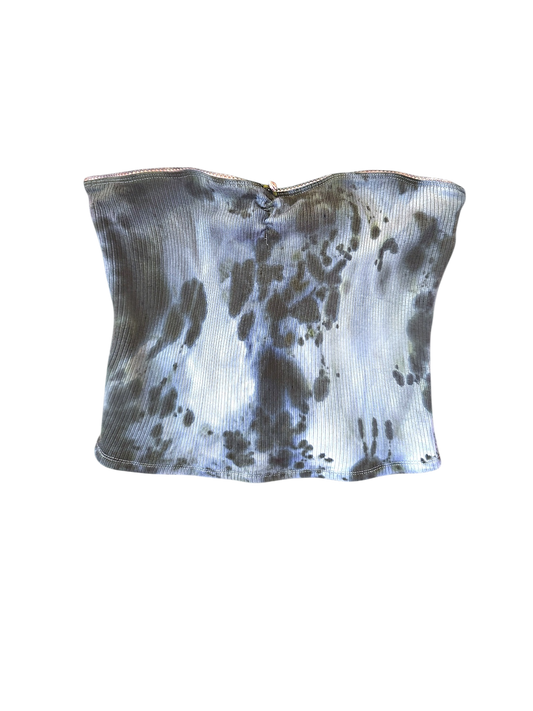 Hand-Dyed Tube Top - Stormy