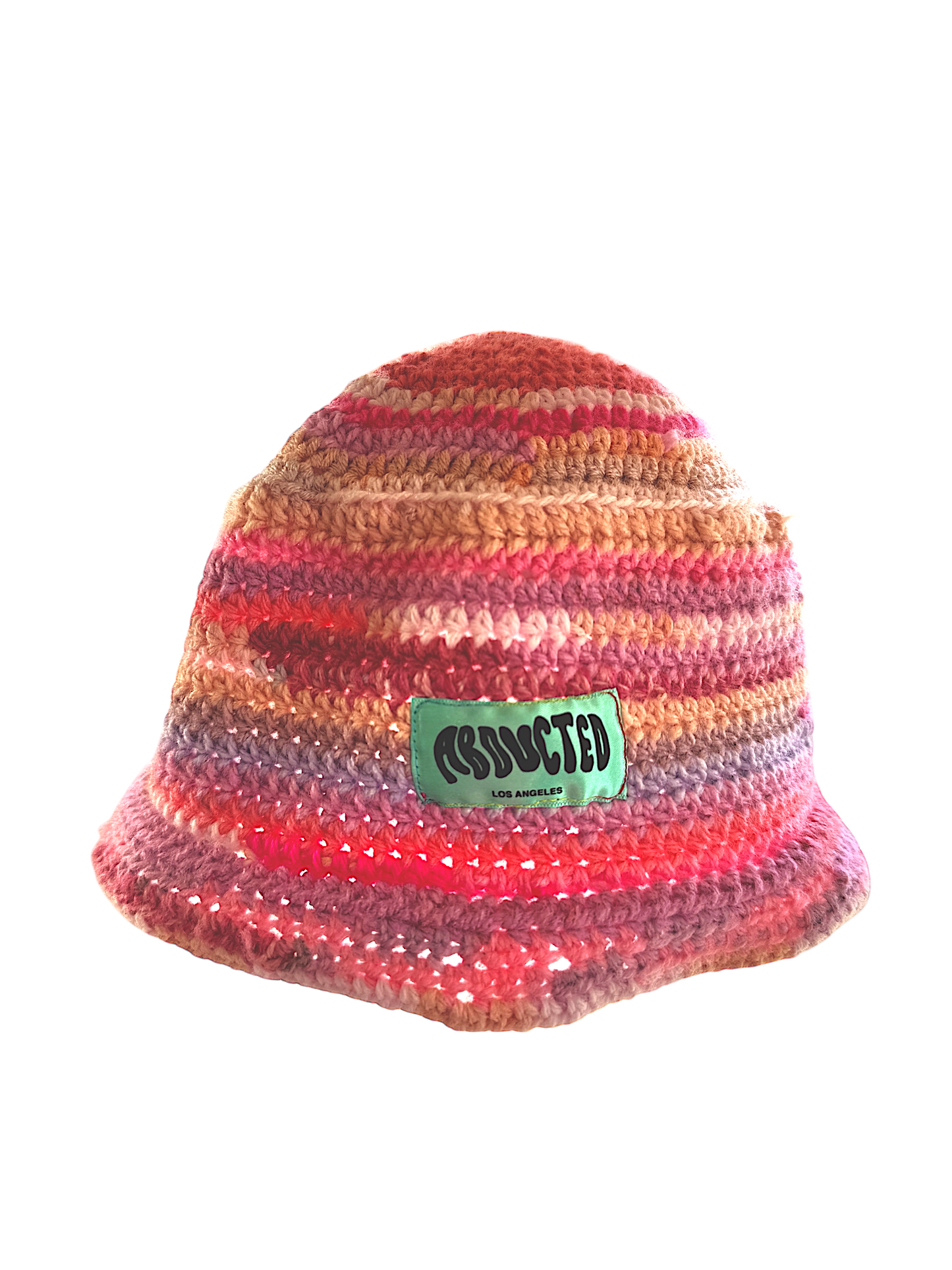 Pink Scraps Crochet Bucket Hat (Made to Order)