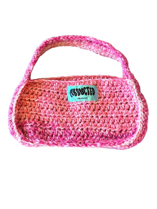 Tiny Pink Crochet Purse