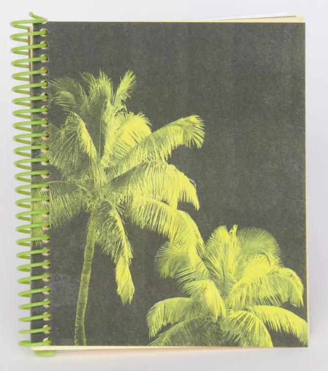 Night Palms Spiral Bound Notebook 4x5