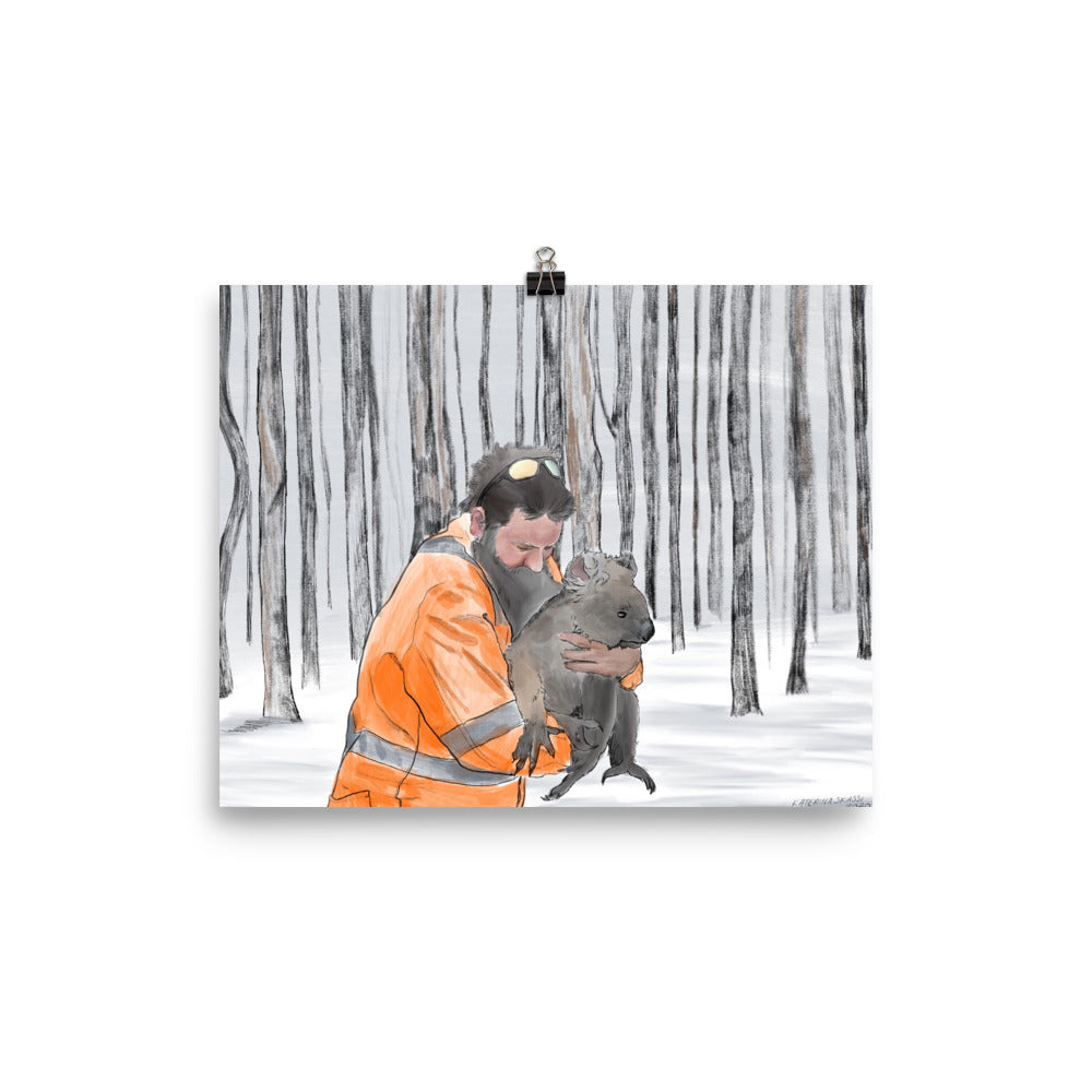Australia Wildfire Relief Art Print
