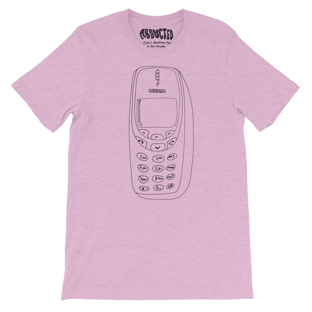 ABDUCTED First Cellphone Tee in Lavender