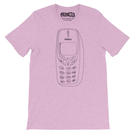 ABDUCTED First Cellphone Tee in Lavender