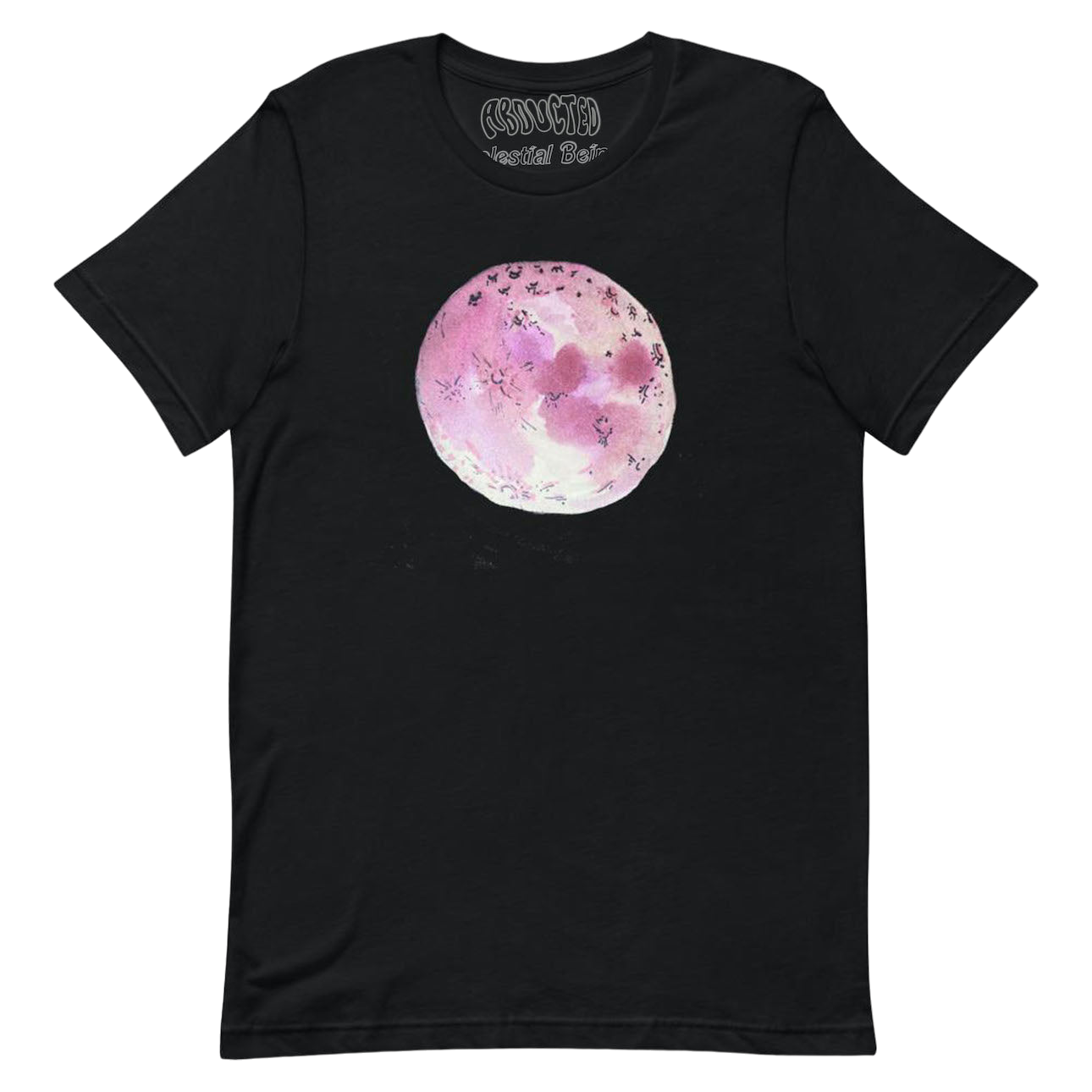 ABDUCTED Pink Supermoon tee