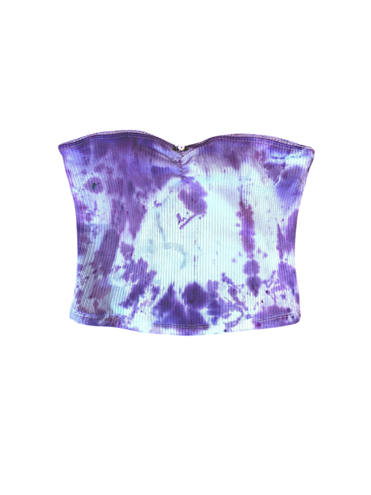 Hand-Dyed Tube Top - Amethyst