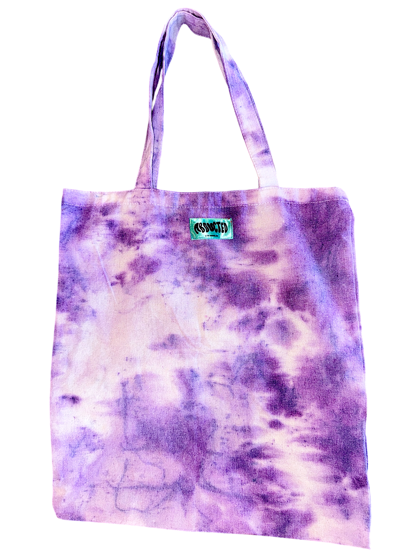 Hand Dyed Canvas Tote - Amethyst