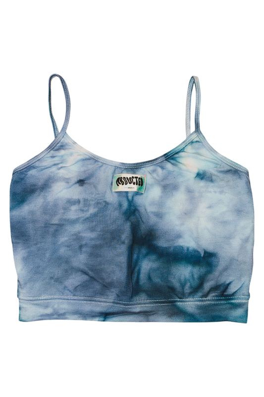 Hand-Dyed Cotton Pilates Top - Indigo