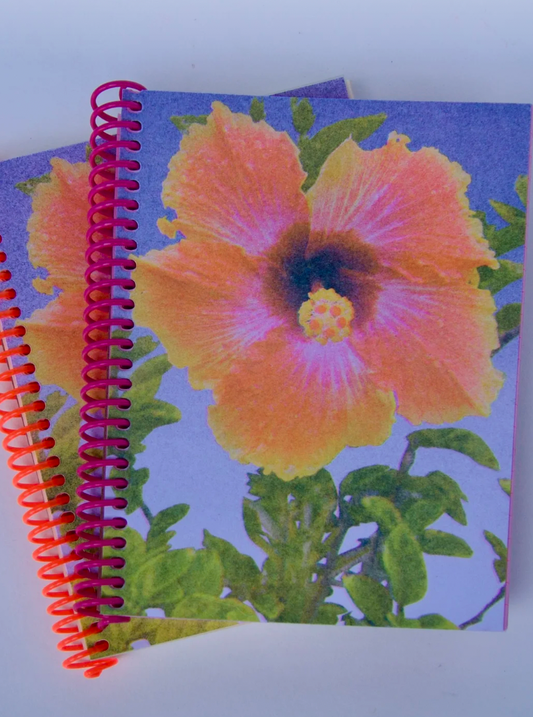 Hibiscus Spiral Bound Notebook 5x7 - Pencil Urchin Press