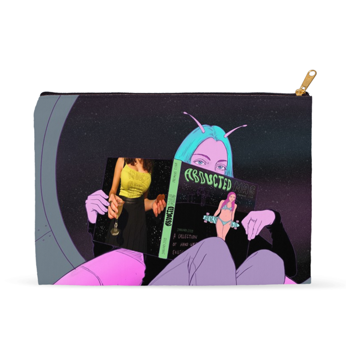 ABDUCTED Alien Girl Make-up Pouch