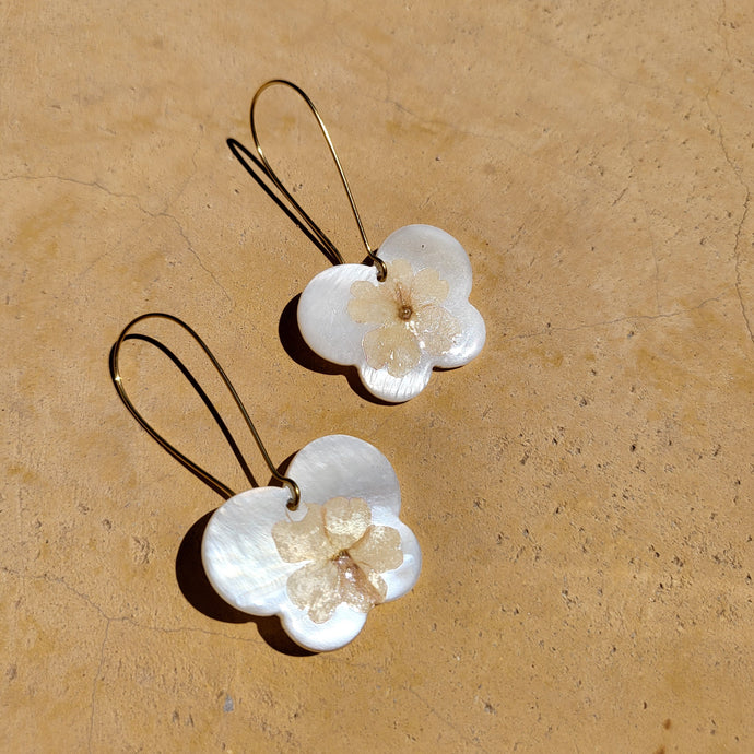 DOLPHIN MOONRISE Wildflower Butterfly Earrings