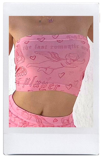 ABDUCTED Pink Player Tube Top *PREORDER*