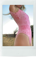ABDUCTED Pink Player Retro One-Piece Swimsuit *PREORDER*