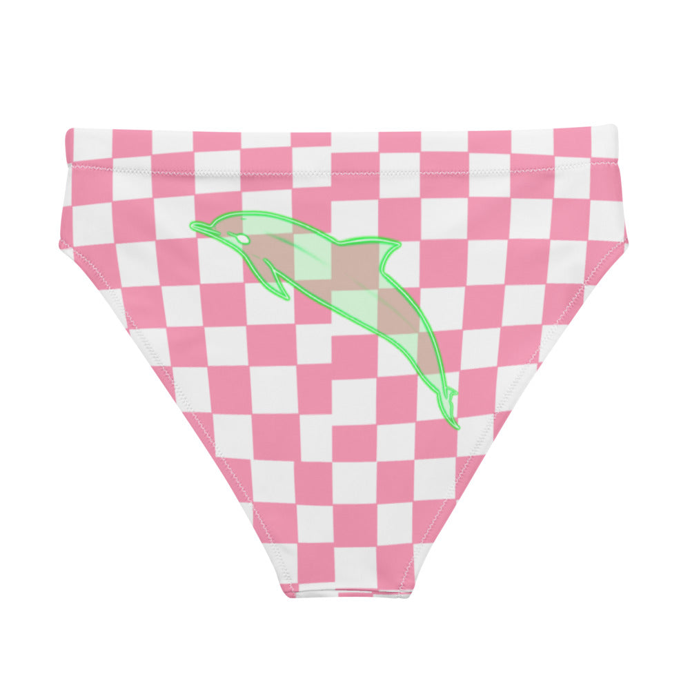 ABDUCTED Dolphin Candy Recycled High-Waisted Bikini Bottoms