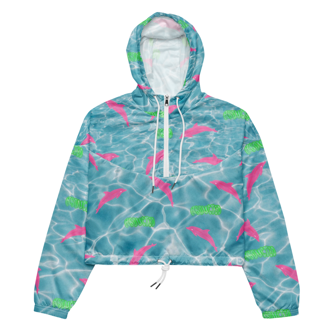 ABDUCTED Dolphin Water Cropped Windbreaker
