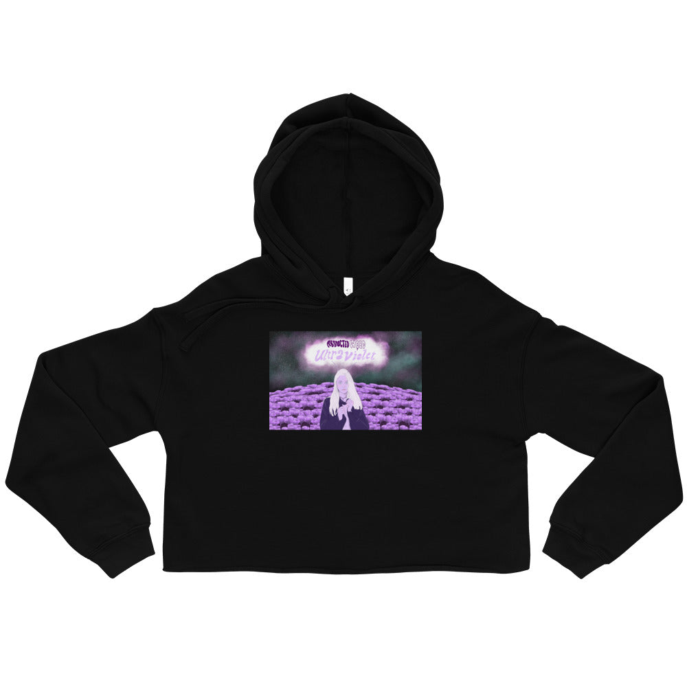 ABDUCTED Ultravoilet Cropped Hoodie